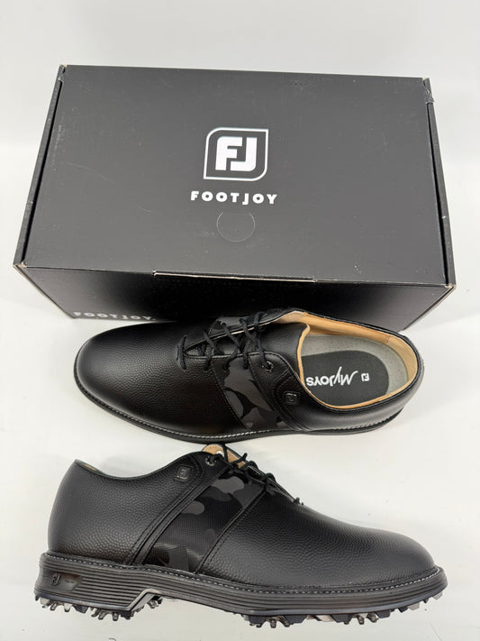 Footjoy Myjoys Premiere Series Packard Golf Shoes Custom Black Camo 10 Wide