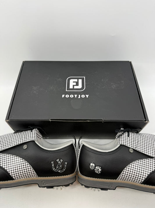 Footjoy Myjoys Premiere Series Issette Golf Shoes Womens Horseshoes Dice 11 Wide