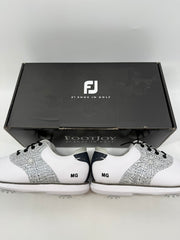 Footjoy Myjoys Premiere Series Saddle Golf Shoes Womens White MG 8.5 Medium