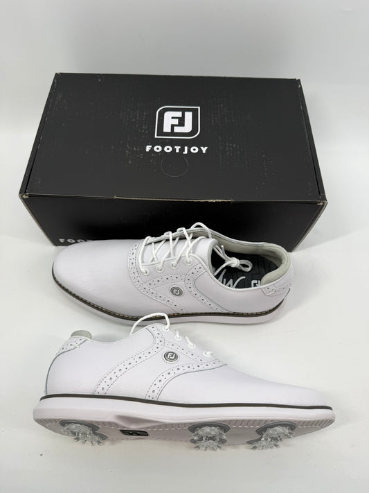 Footjoy Myjoys Traditions Series Golf Shoes Womens White 8 Medium