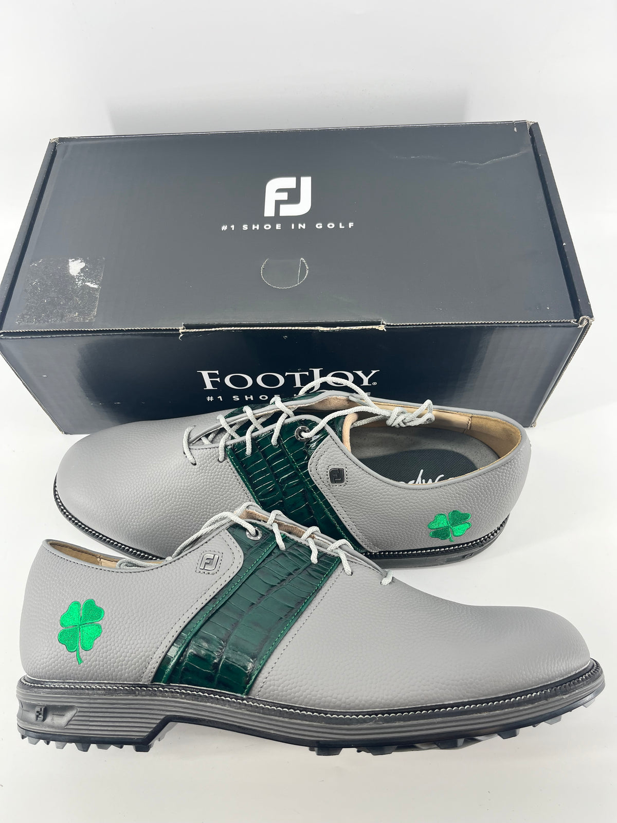 Footjoy Myjoys Premiere Series Packard Spikeless Golf Shoes Shamrock 12.5 M