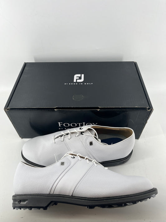 Footjoy Myjoys Premiere Series Packard Spikeless Golf Shoes White 15 Wide