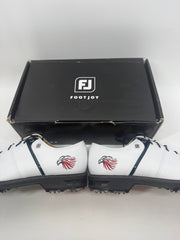 Footjoy Myjoys Premiere Series Packard Golf Shoes Custom White Eagle 10 Med