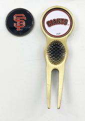 MLB Golf Divot Repair Tool Bronze w/ Ballmark PICK YOUR TEAM