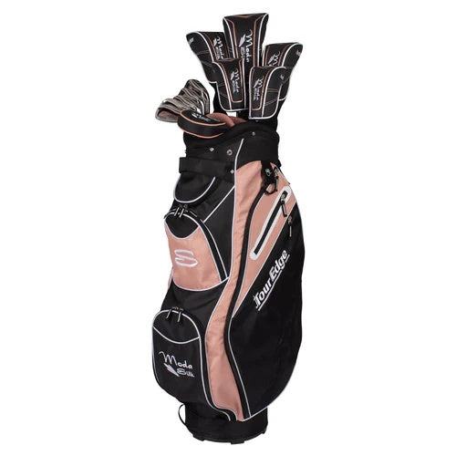 Tour Edge Moda Silk Complete Package Women's 11 Clubs Standard Length Rose Gold