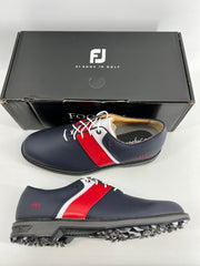 Footjoy Myjoys Premiere Series Packard Golf Shoes Navy Red White 11 M