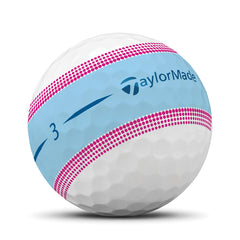 TaylorMade Tour Response Blue & Pink Stripe Golf Balls