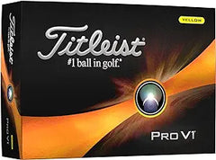 Titleist Pro V1 (1 Dozen) Golf Balls - Yellow