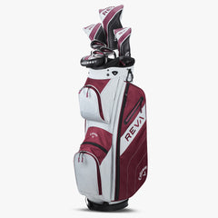 Callaway REVA 8 Piece Complete Set Women's RH Graphite Cart Bag Eggplant