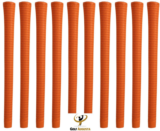 Star Sidewinder Standard Orange Golf Grips Made in the USA Quantity = 10