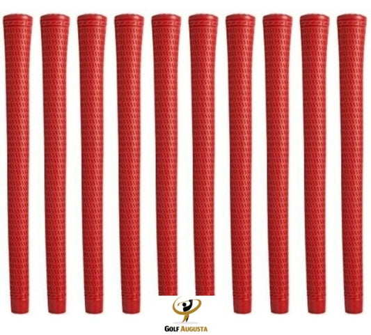 Star Sidewinder Standard Red Golf Grips Made in the USA Quantity = 10