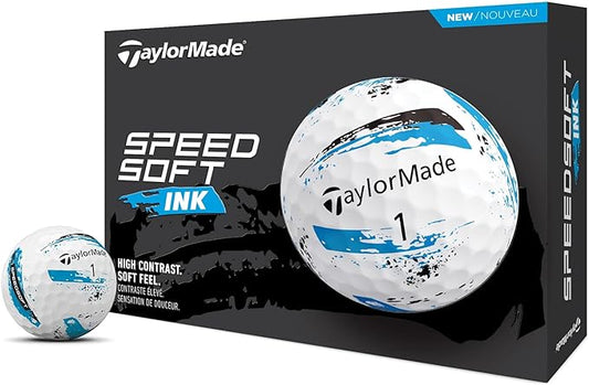 TaylorMade SpeedSoft Ink Blue Golf Balls