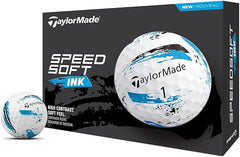 TaylorMade SpeedSoft Ink Blue Golf Balls