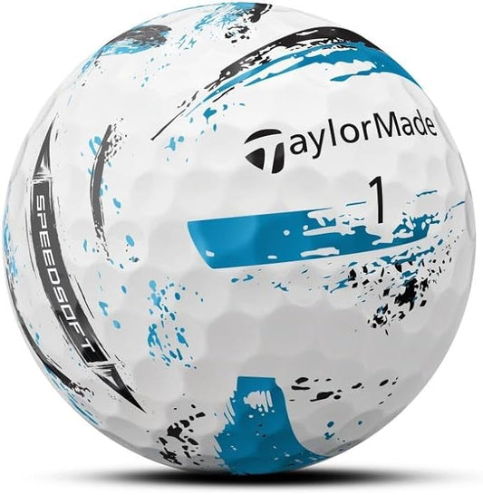 TaylorMade SpeedSoft Ink Blue Golf Balls