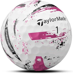 TaylorMade SpeedSoft Ink Pink Golf Balls