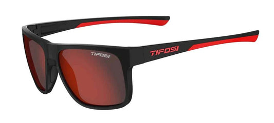 Tifosi Swick Sport Sunglasses Black Satin Crimson 1520400178