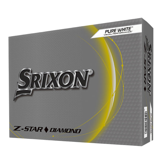 Srixon Z-Star Diamond Golf Balls - Pure White