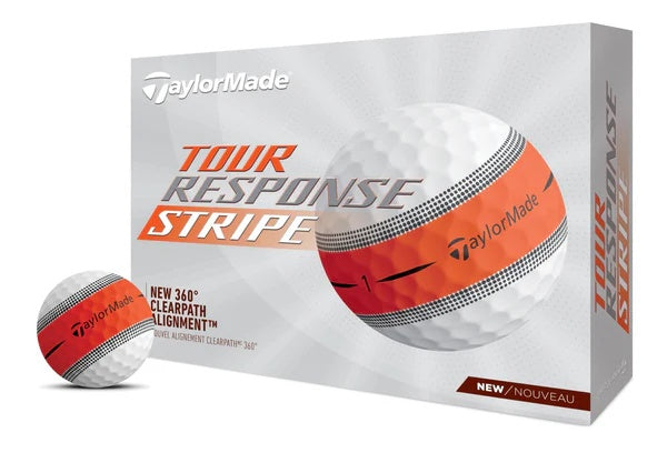 TaylorMade Tour Response Orange Stripe Golf Balls