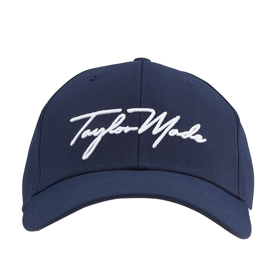 Taylormade Golf 2024 Tour Radar Script Seeker Hat Adjustable One Size Navy