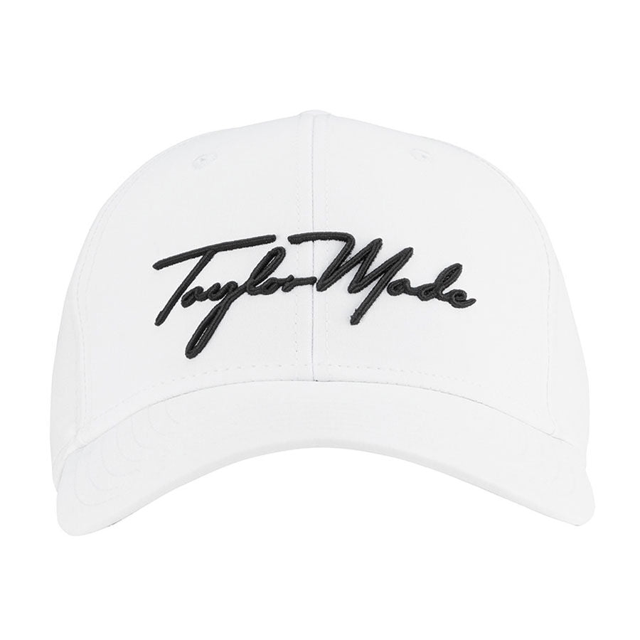 Taylormade Golf 2024 Tour Radar Script Seeker Hat Adjustable One Size White