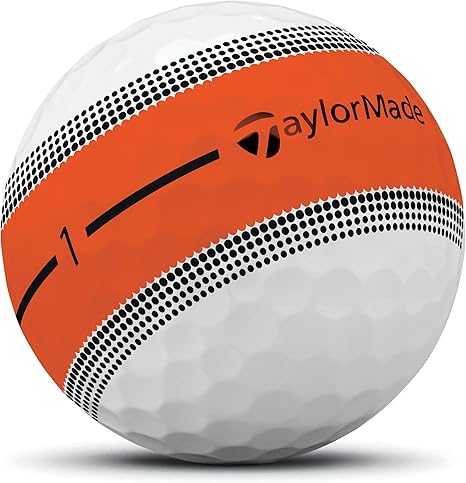 TaylorMade Tour Response Orange Stripe Golf Balls