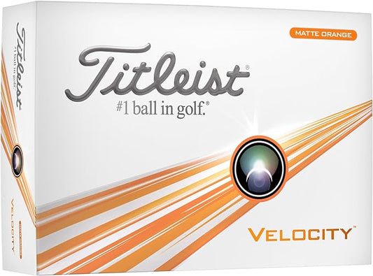 Titleist Velocity (1 Dozen) Matte Orange