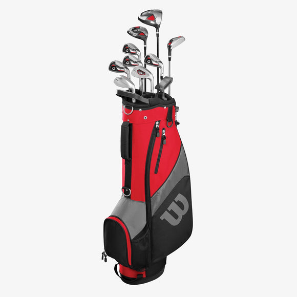 Wilson Golf Mens SGI Profile Complete Package Set with Stand Bag Right Handed