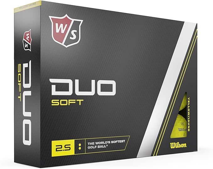 Wilson Staff W/S Duo Soft Golf Balls 1 Dozen - Yellow